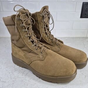 Army Men's Hot‎ Weather Coyote SPE1C1-17-D-1024 Vibram Sole Combat Boot - 13W